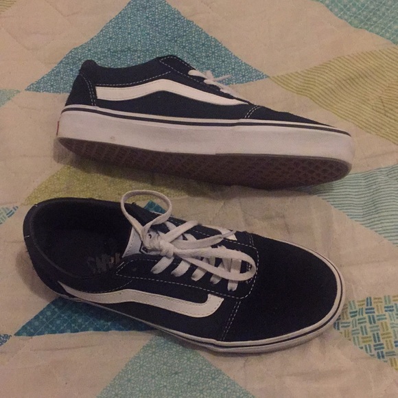 Vans Shoes - Black and white vans